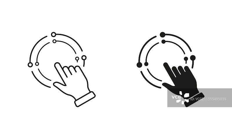 数字营销策略符号管理图片素材