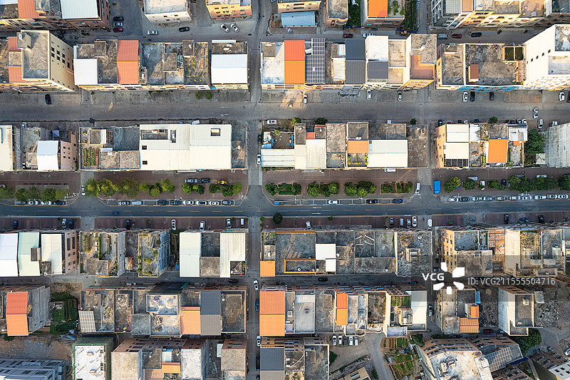 东莞，寮步镇，航拍城镇建筑风光图片素材