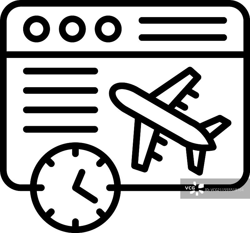 延迟线图标设计图片素材