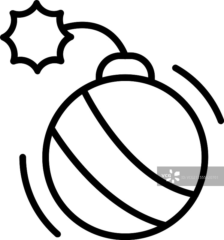 炸弹线条图标设计图片素材