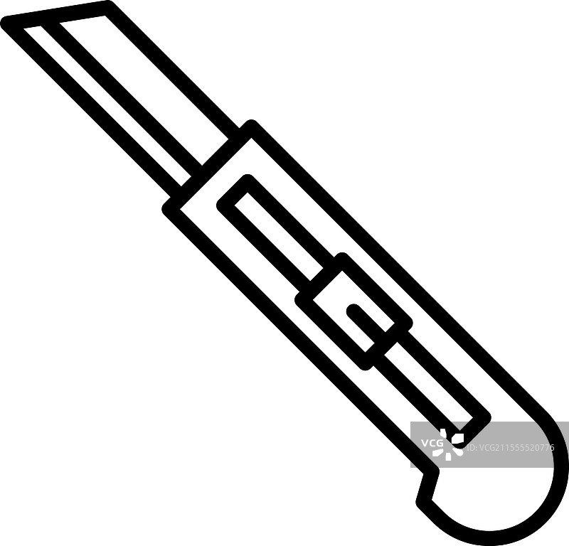 切割器线条图标设计图片素材