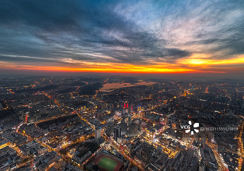 徐州晚霞图片素材