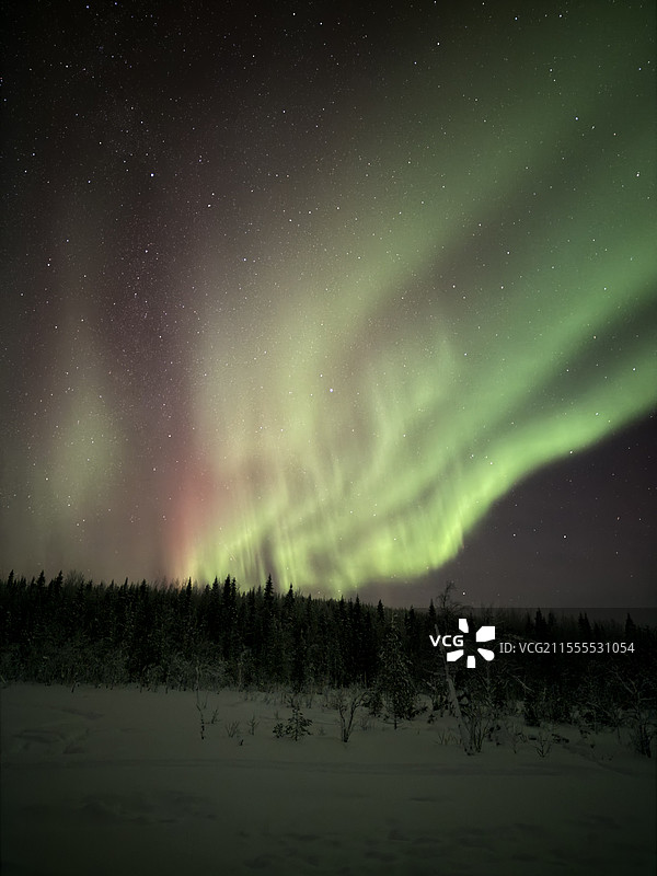 绚烂的北极光2图片素材