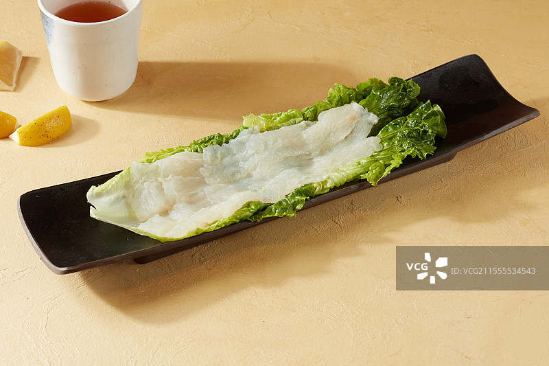 鲜鱼肉片图片素材