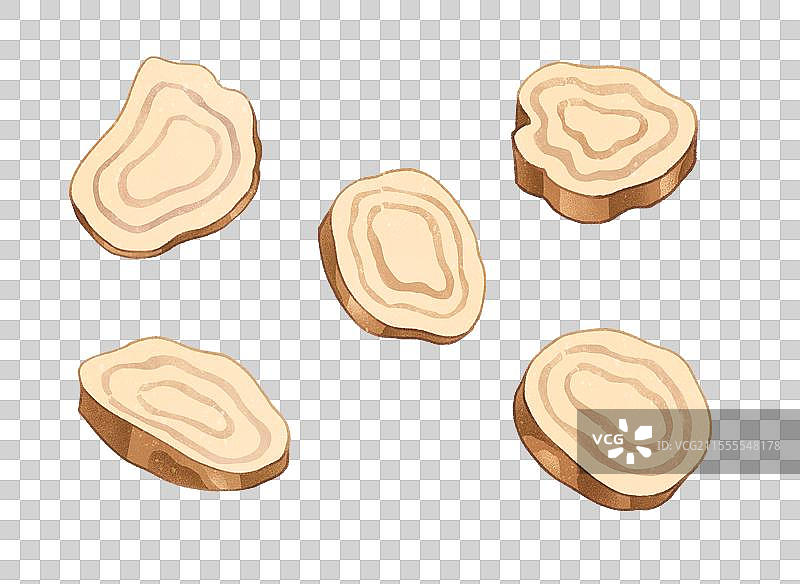 中国传统文化中医养生中草药药材医疗用品之葛根图片素材