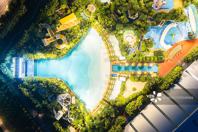 盘锦红海湿地温泉主题乐园图片素材