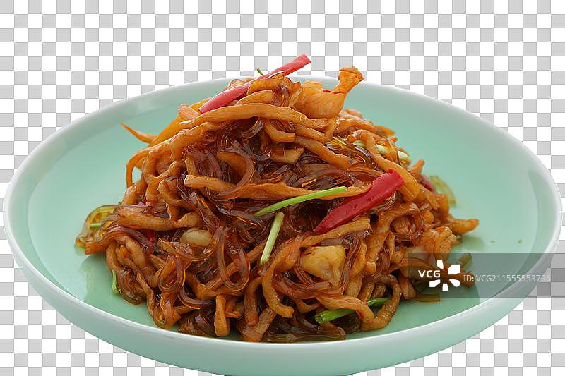 酸萝卜炒鲜边图片素材