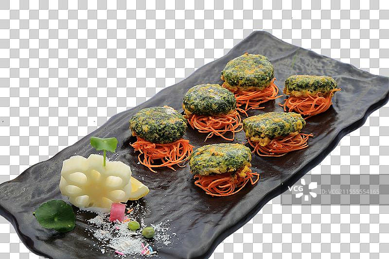 私房野菜饼图片素材