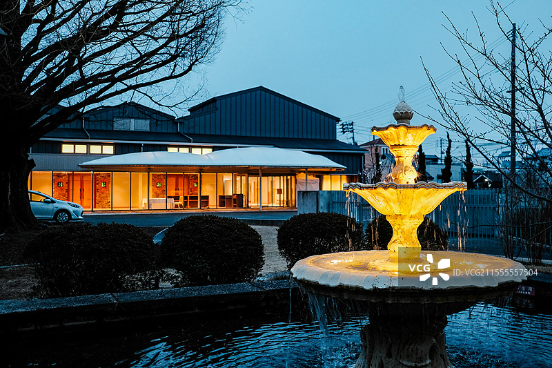 日本冈山仓敷美观地区洋房图片素材