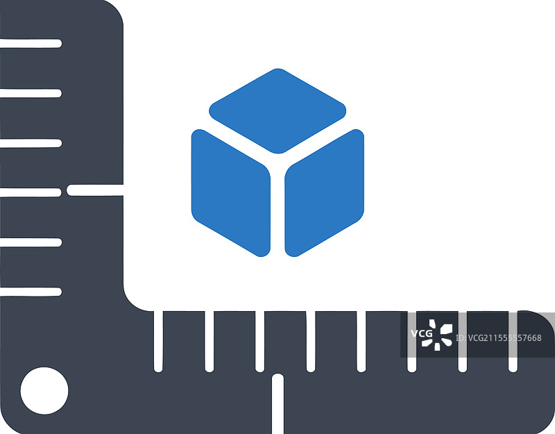 测量盒图标图片素材