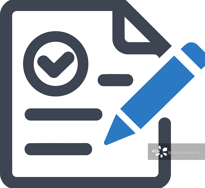 已检查的表单图标图片素材