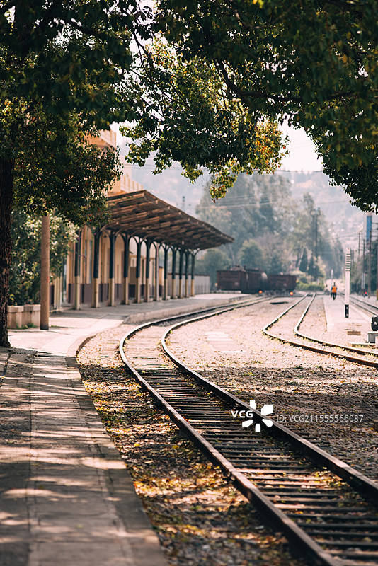 云南宜良火车站图片素材