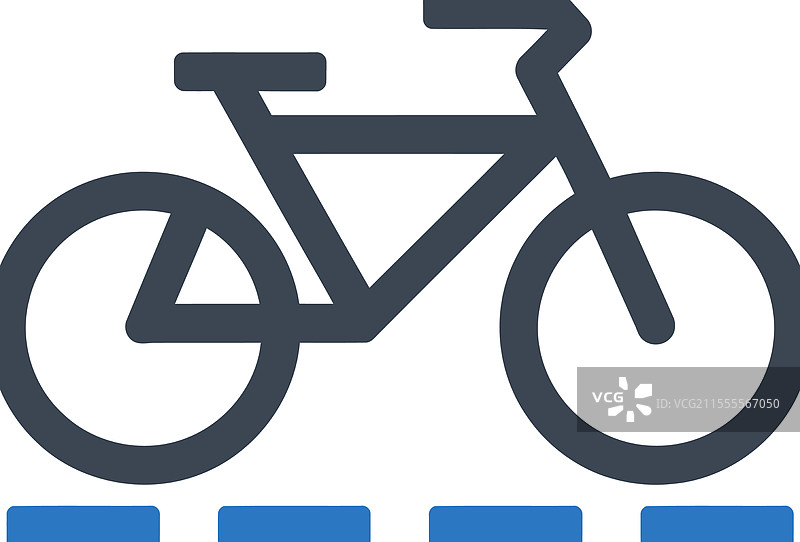 自行车道标记图标图片素材