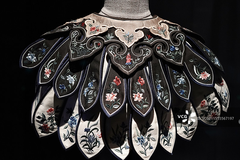 浙江省非物质文化遗产馆藏品 云肩图片素材