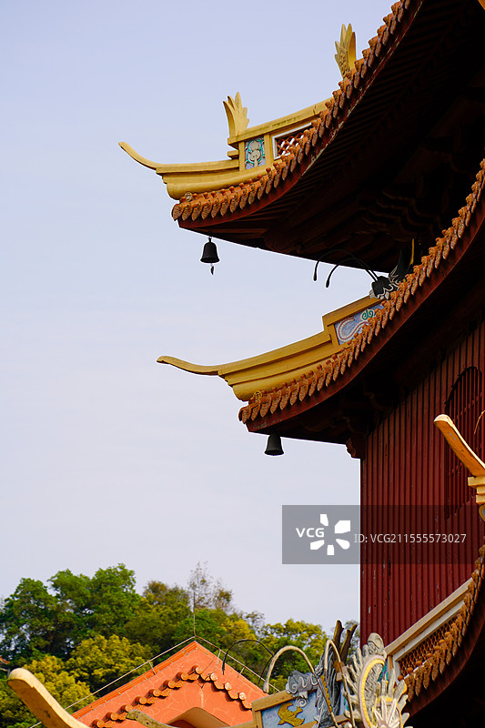 深圳宝安凤凰山凤岩古庙图片素材