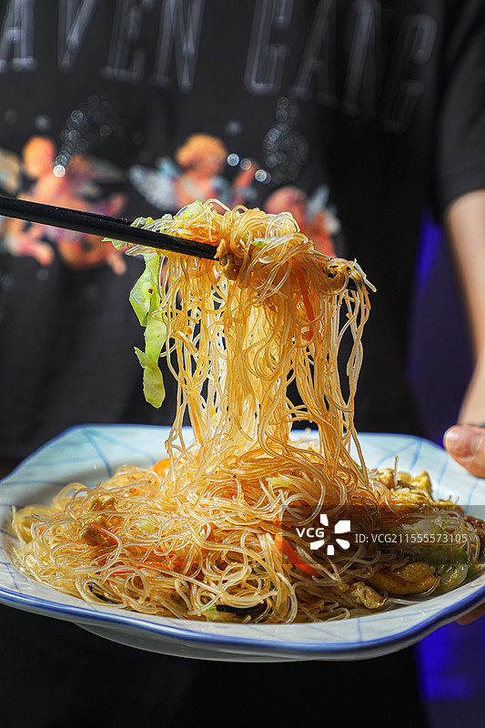 炒粉炒粉干温州美食温州炒粉干图片素材