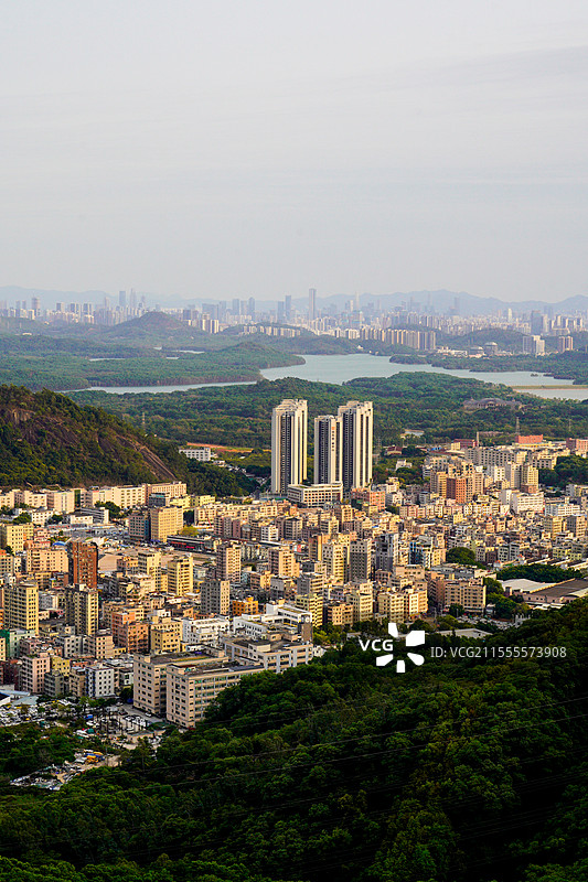 深圳宝安凤凰山森林公园风光图片素材