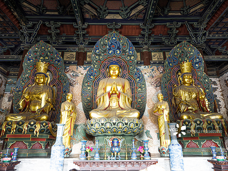 山西大同华严寺景观图片素材