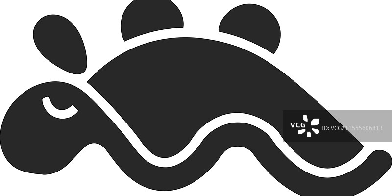 可爱的海蛞蝓图标图片素材