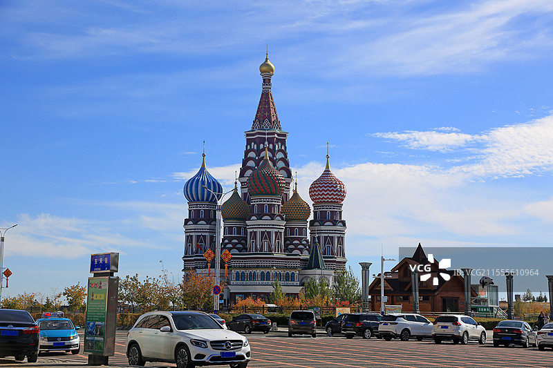 内蒙古呼伦比尔扎赉诺尔猛犸公园特色建筑图片素材