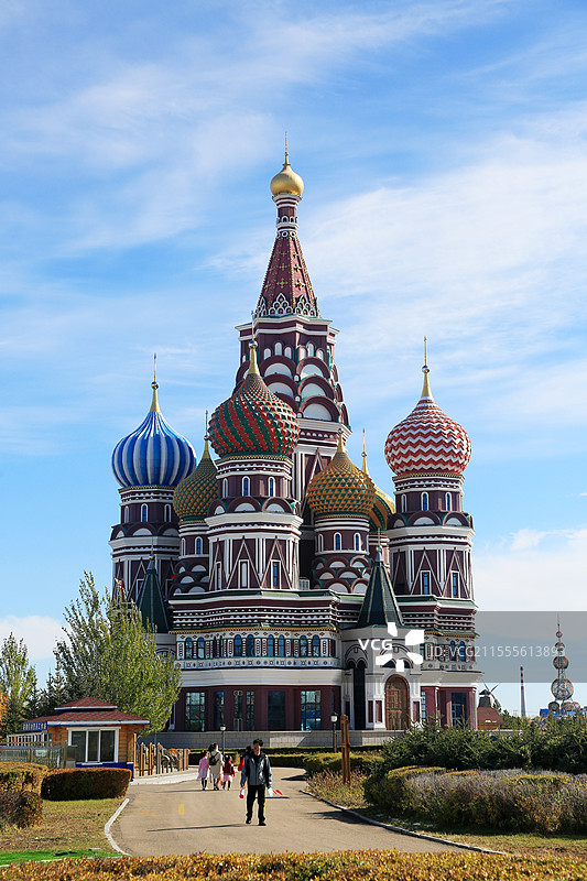 内蒙古呼伦比尔扎赉诺尔猛犸公园特色建筑图片素材