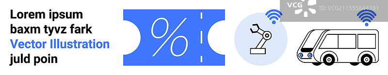 折扣券机器人自动化手臂图片素材