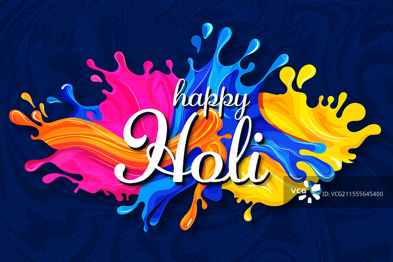 五彩缤纷的胡里节庆祝活动图片素材