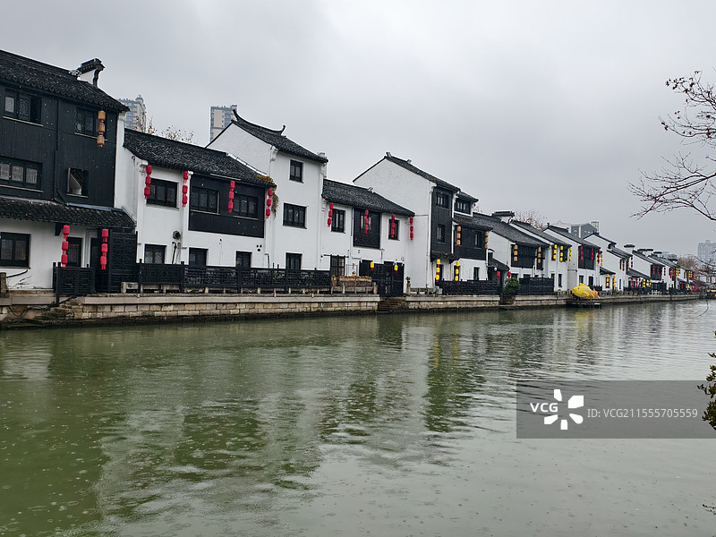 水乡晨韵图片素材