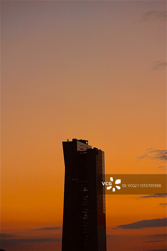 深圳楼房日落图片素材