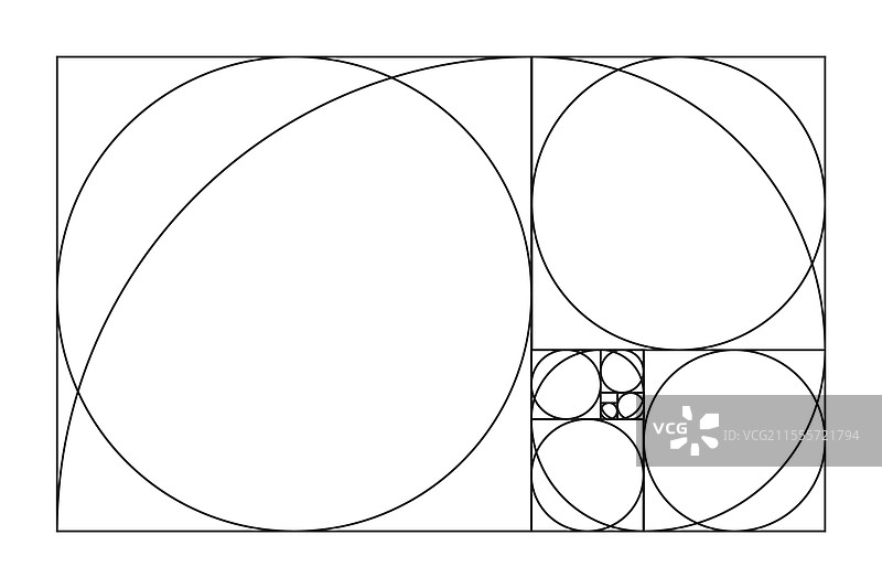 黄金比例模板 神圣的黄金分割图片素材