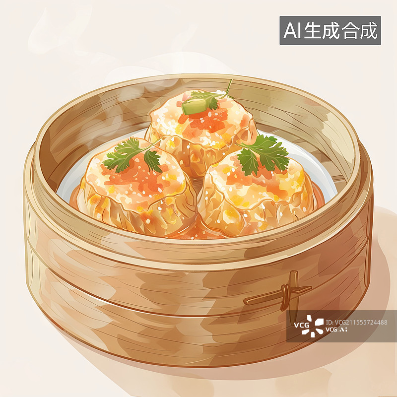 【AI数字艺术】美味传统小吃图片素材