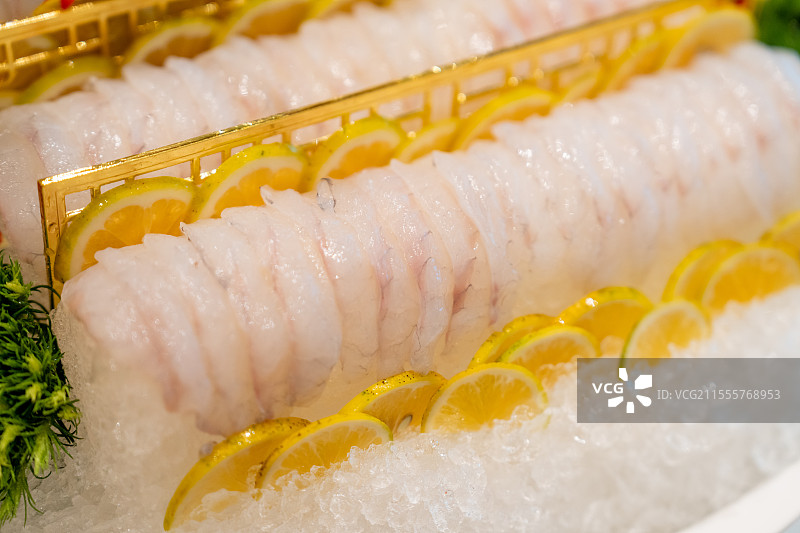 河豚刺身图片素材