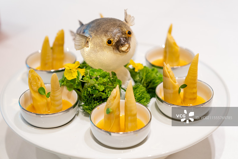 河豚料理图片素材