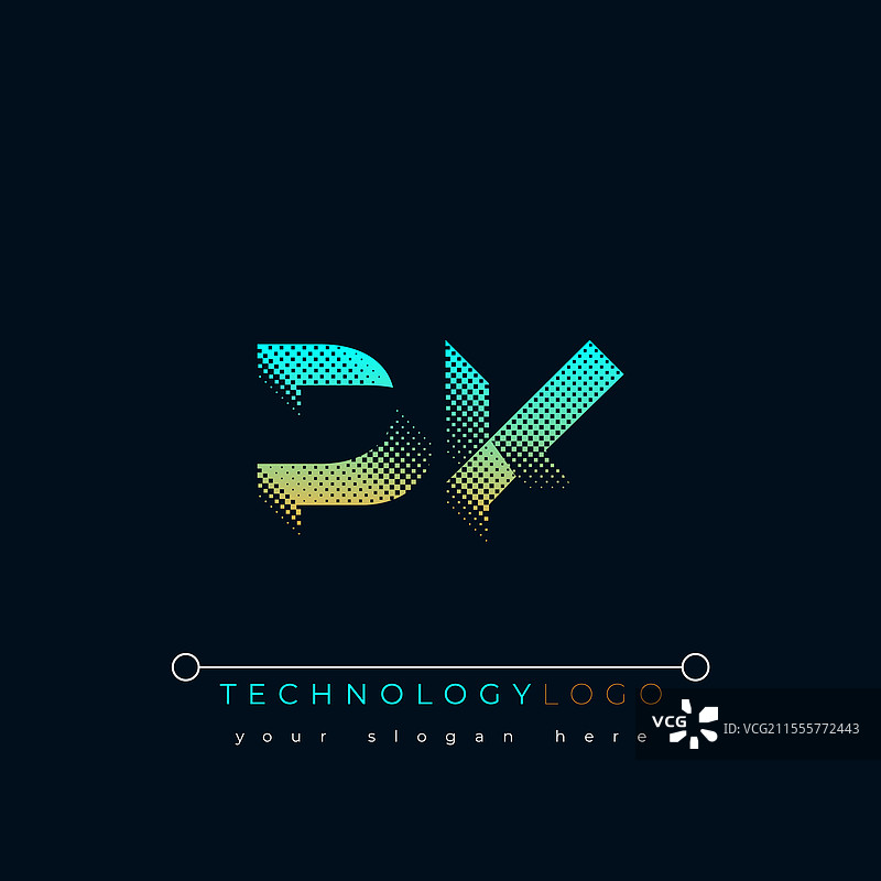 抽象字母pk图片素材