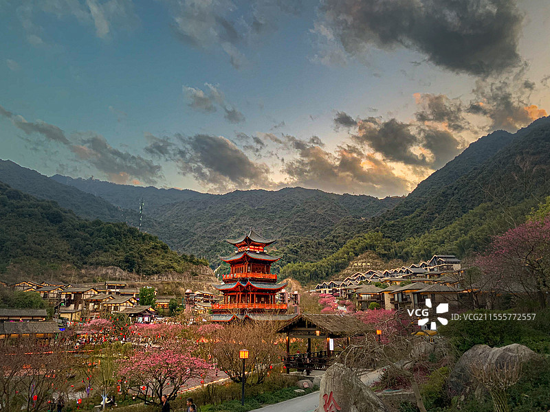 江西葛仙村图片素材