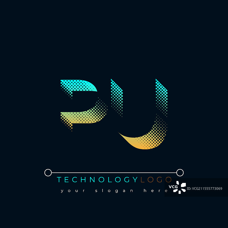 抽象字母图片素材