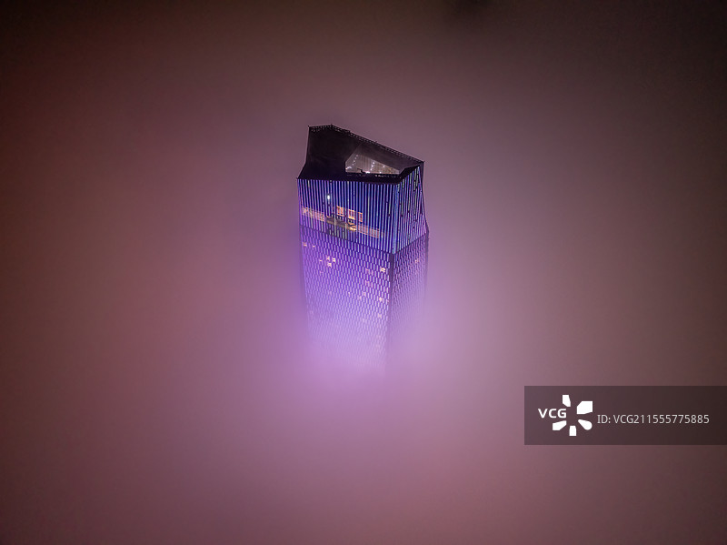 未来城市科技之光-灯光秀图片素材