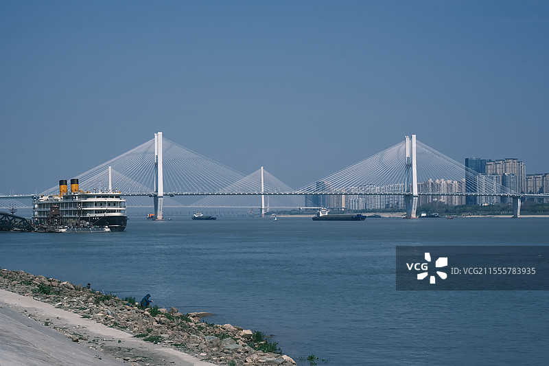 武汉长江二桥图片素材