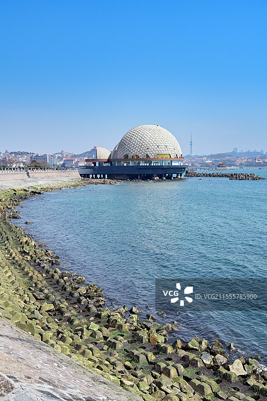 青岛海上皇宫 八大峡图片素材