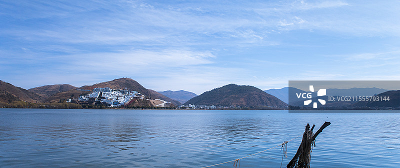 云南洱海金银岛风光图片素材