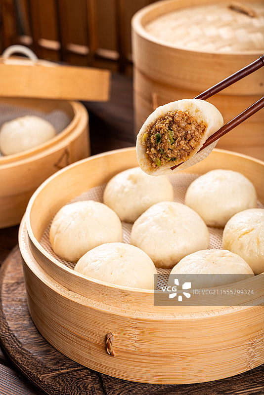 美味好吃的小笼包图片素材