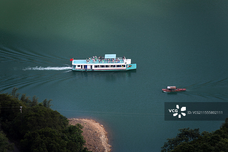 广西百色市澄碧湖风光图片素材