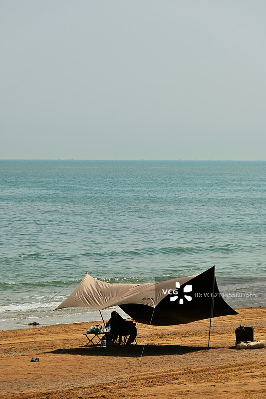 海边露营图片素材