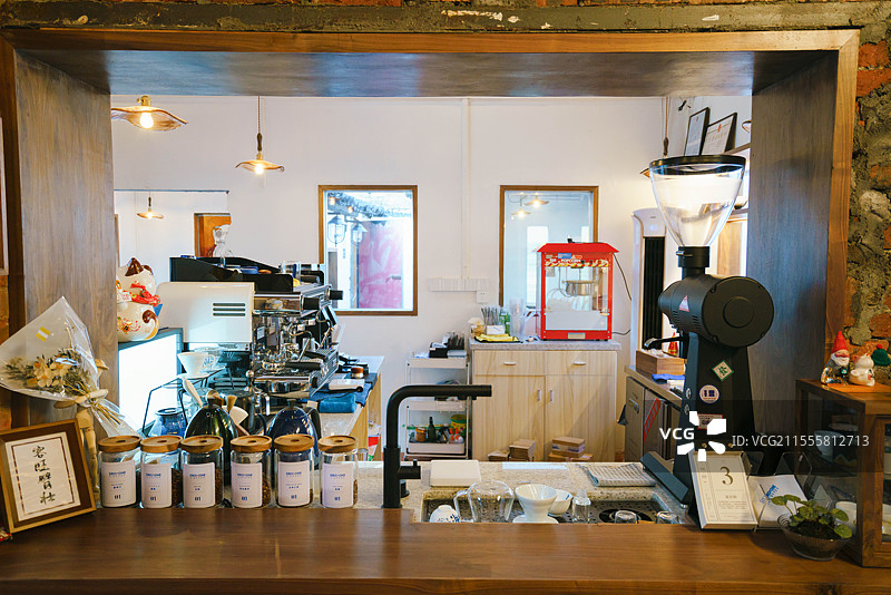 东莞万江，01咖啡店，文艺点设计之美图片素材