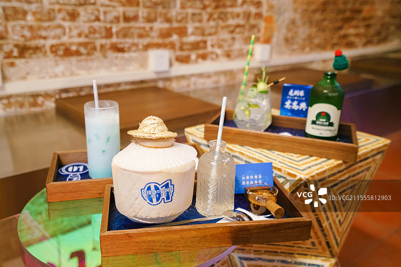 东莞万江，01咖啡店，文艺点设计之美图片素材