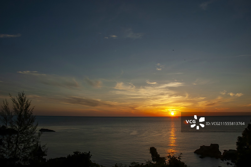 泰国苏梅岛日落风光图片素材