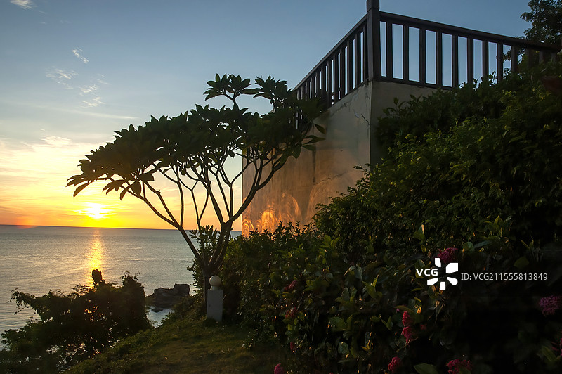 泰国苏梅岛日落风光图片素材