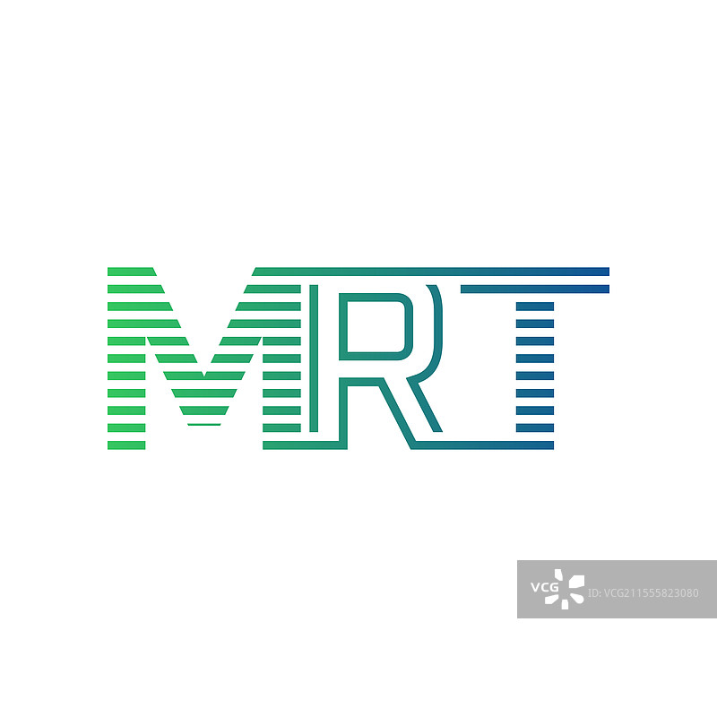 现代地铁标志设计，字母MRT，极简风格图片素材