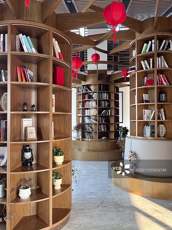 城市休闲书吧图片素材