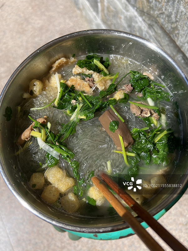 鸭血粉丝汤图片素材